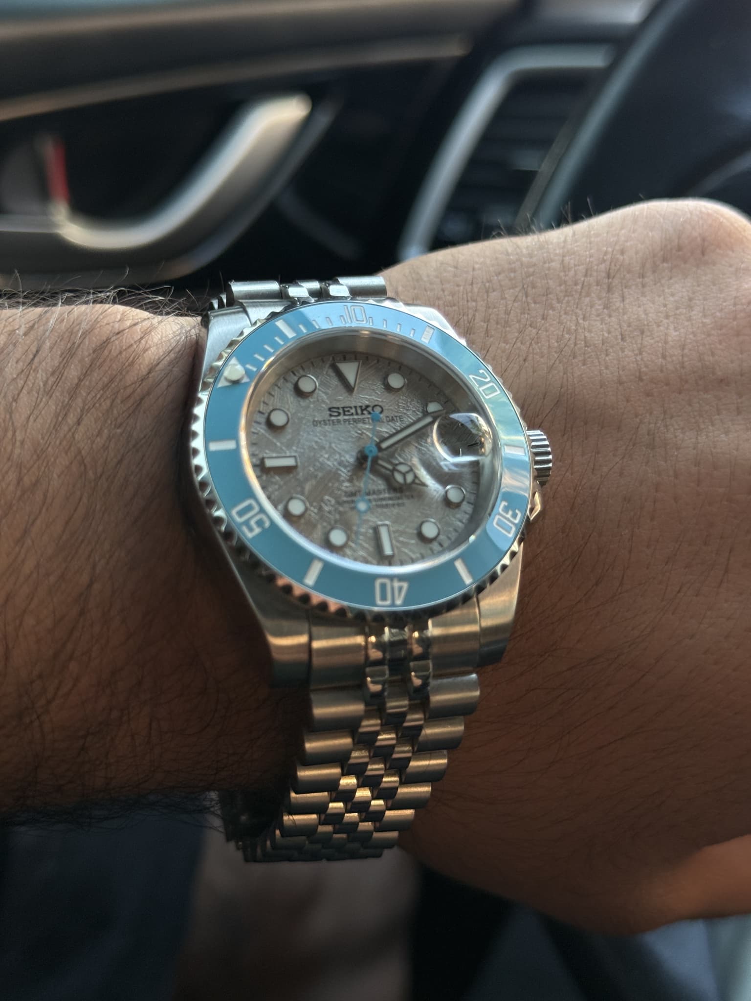 Seiko Mod “Subzero” Reloj Automático De Lujo De Acero Inoxidable